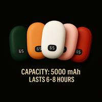 5000 mAh - Premium Hand Warmer & Power Bank